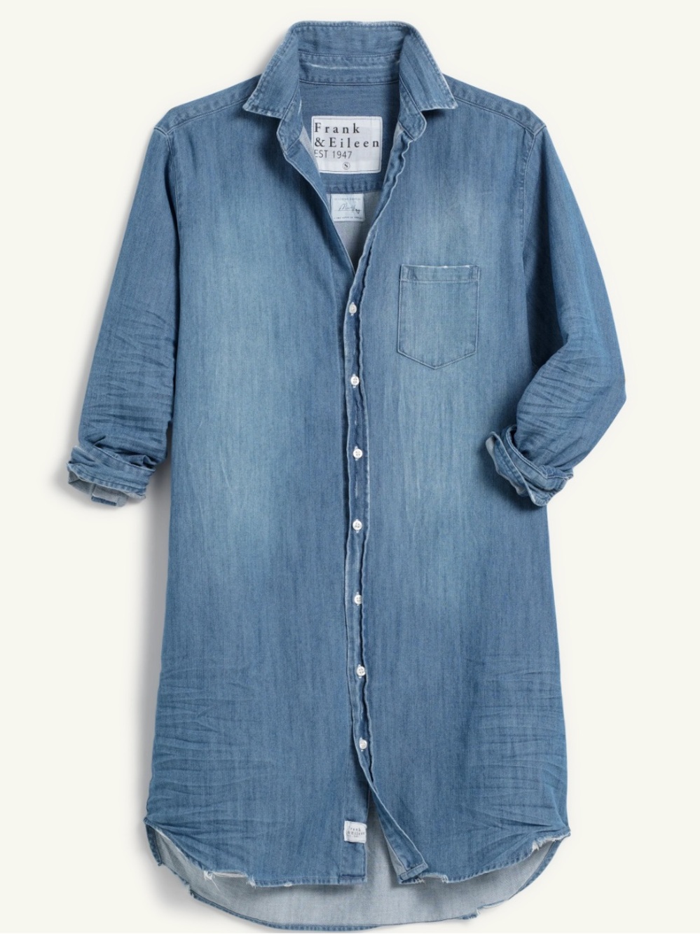 Frank and Eileen MARY Dress Distressed Vintage Wash, Famous Denim L